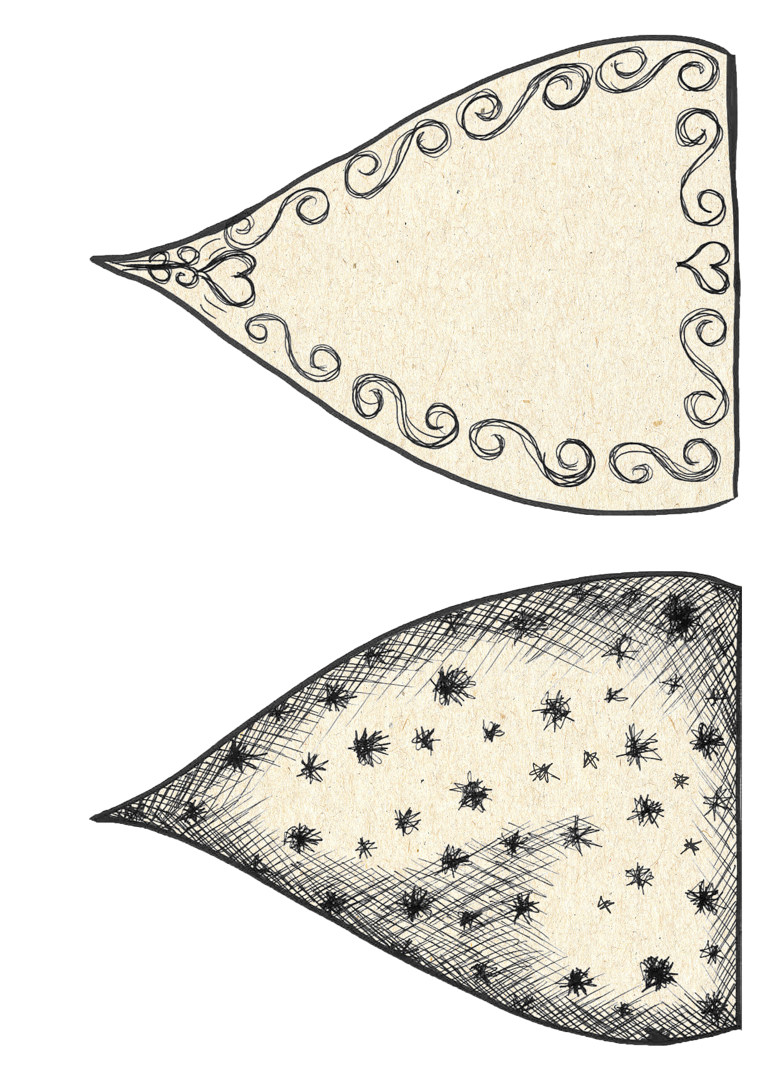 Fairy pattern bunting